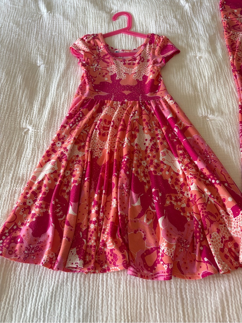 LuLaRoe - Matching mother daughter skirt (XS) & dress (5/6). - Picture 3 of 7